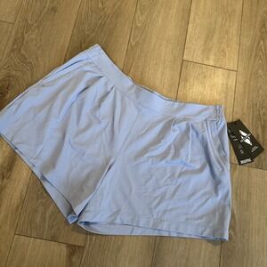 Skechers The Go Walk Catalina Seersucker 5" Shorts Women's Plus Size 2XL NEW